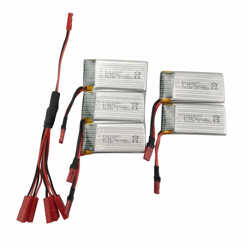 SYMA X56 X56W X54HW land and air remote UAV 5 шт 3 7 V 600mah литиевая батарея с 1 поддержкой конверсионных