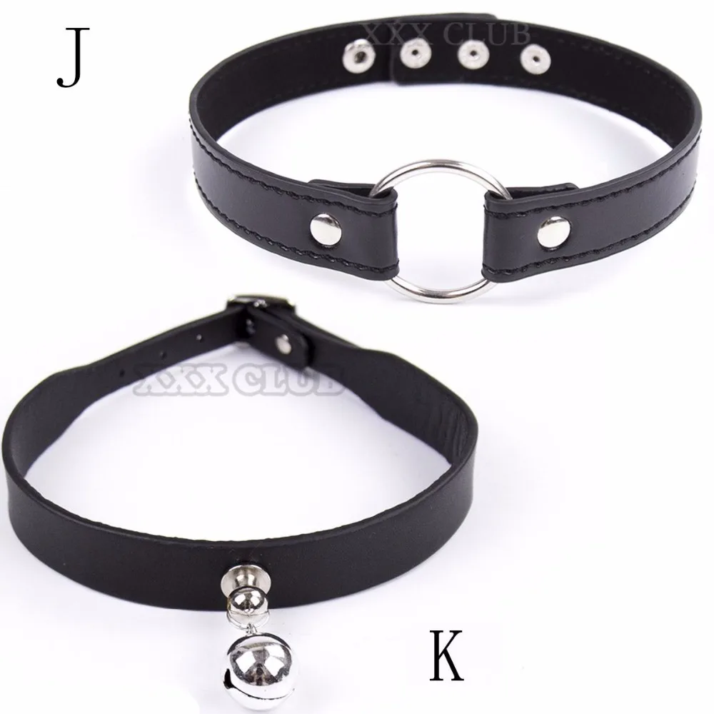 Тьерри 11 видов стилей строгий бондаж ошейники раб чокер Фетиш ожерелье для