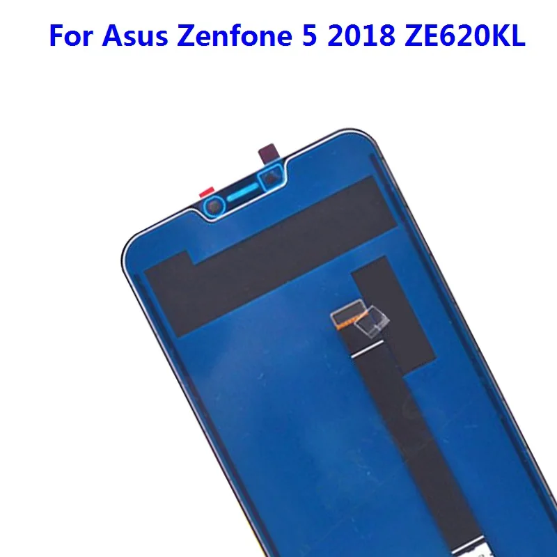 Для Asus Zenfone 5 2018 Gamme ZE620KL ЖК-дисплей кодирующий преобразователь сенсорного экрана в
