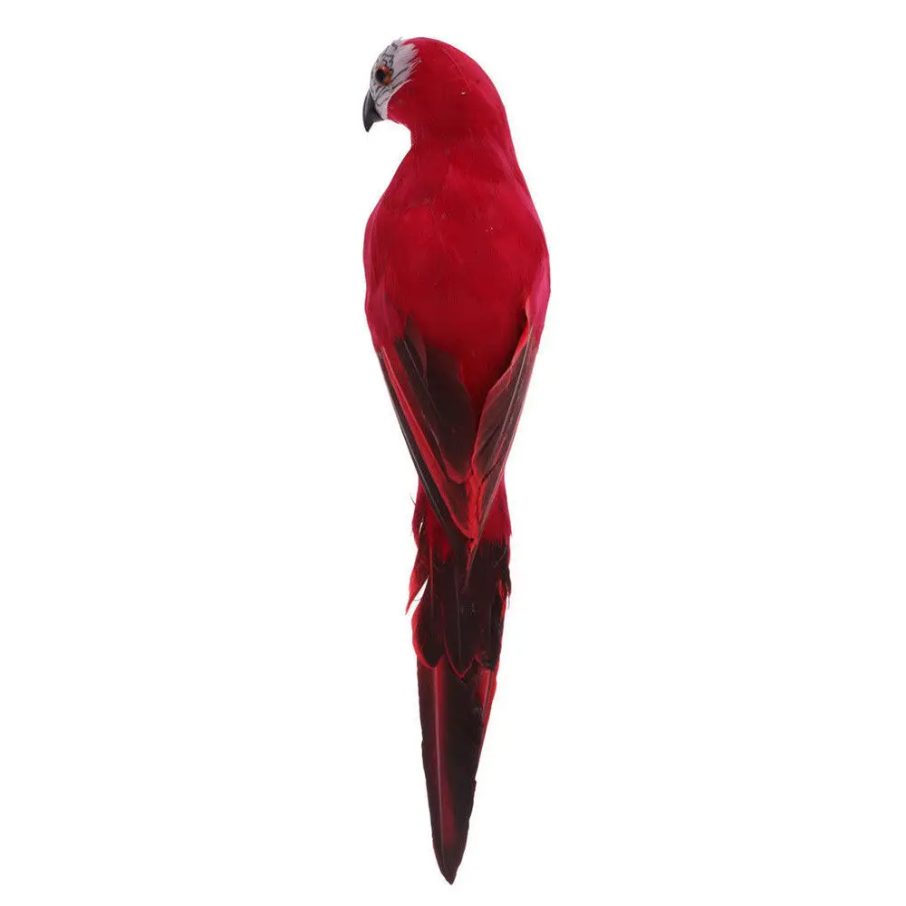 

Practical Joke toy Garden Ornament Artificial Bird Patio Decor 1pc Resin Lifelike Figurine Parrot