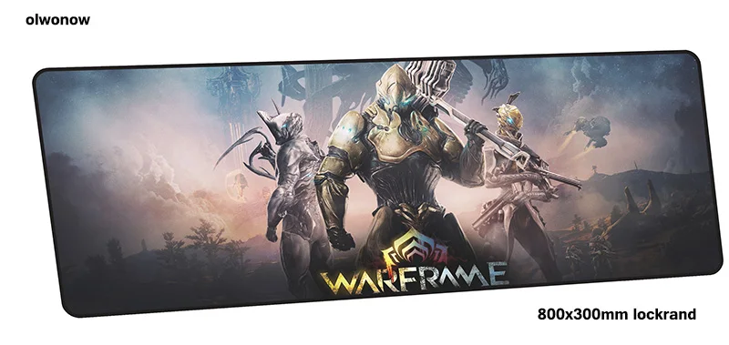 Коврик для мыши warframe, высококлассный компьютерный геймерский коврик для мыши 800x300x2 мм, коврик для мыши с закрытыми краями, эргономичный гаджет, настольные коврики - Цвет: design 2