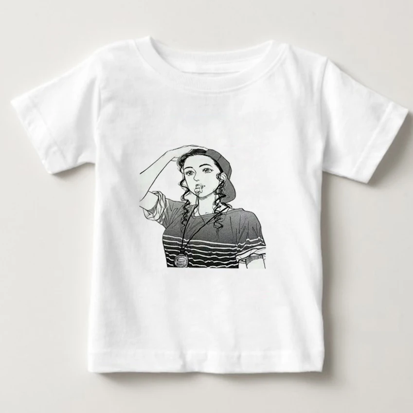 SLAM DUNK T shirt Japan Anime kids t-shirt Cartoon t shirts boy/girl T- Shirt summer top leisure O-Neck baby tee NN |