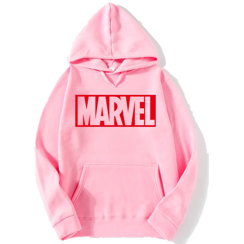 Кофты с капюшоном &quotMarvel&quot мужской бренд suprem длинный рукав сплошной цвет