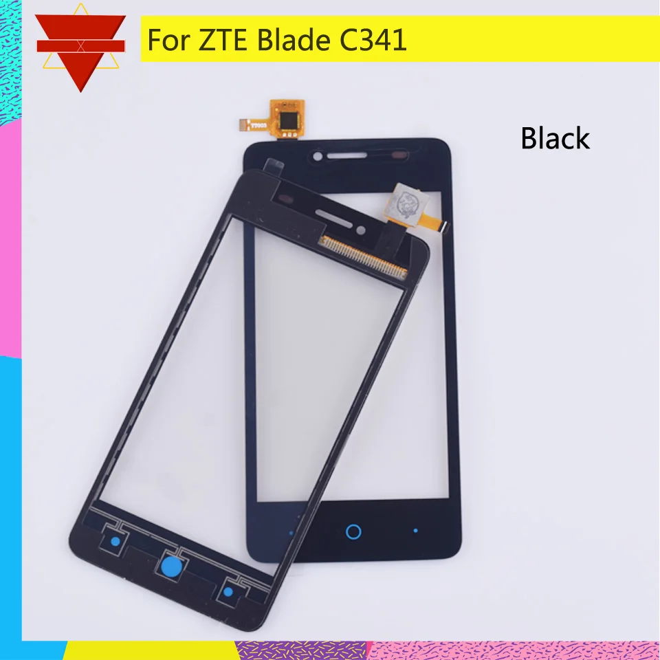 10 шт./лот сенсорный экран дигитайзер для zte Blade C341 C 341 Сенсорная панель Сенсорный
