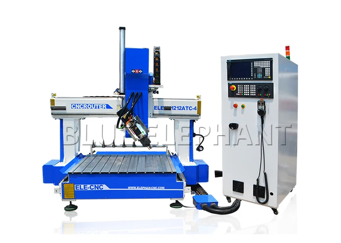 Китайский atc cnc 3d гравировальный 4 осевой фрезерный станок с системой управления