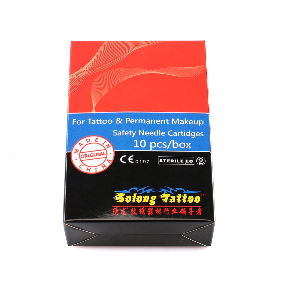 Новинка 10 шт./лот клеймо одноразовые иглы картридж ручка для тату RL RS F M1 M2 RM|Иглы