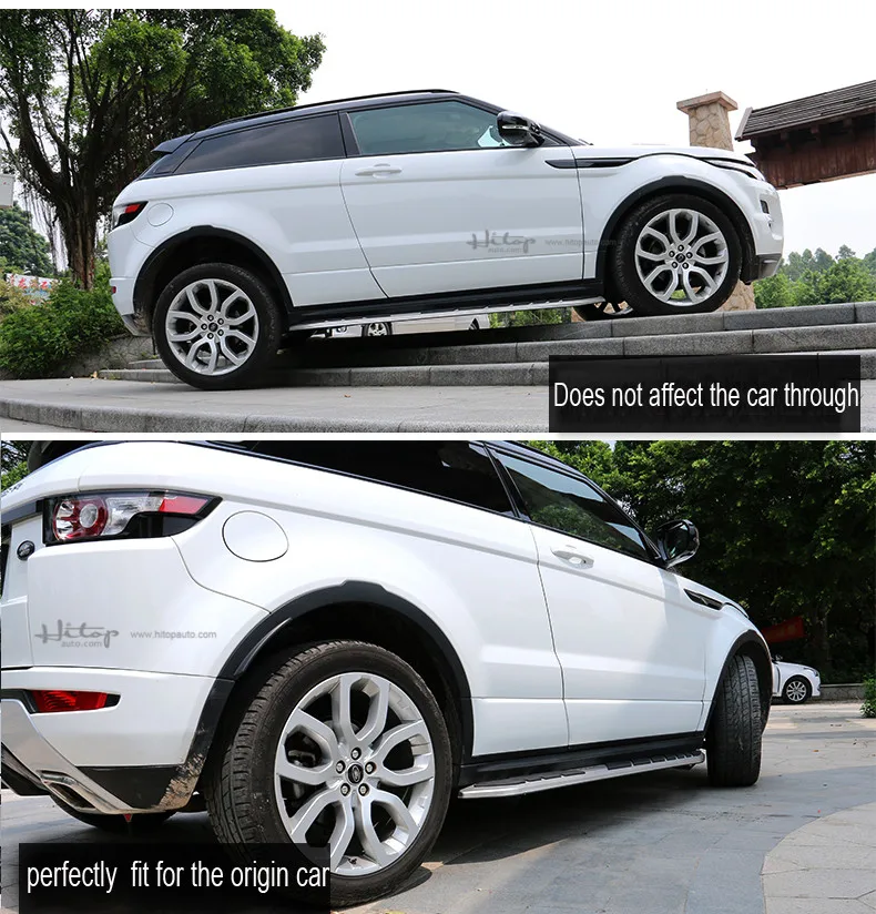 Боковая подножка для Land Rover Range Evoque 2011-2019 хорошее качество нагрузка 300 кг поставка
