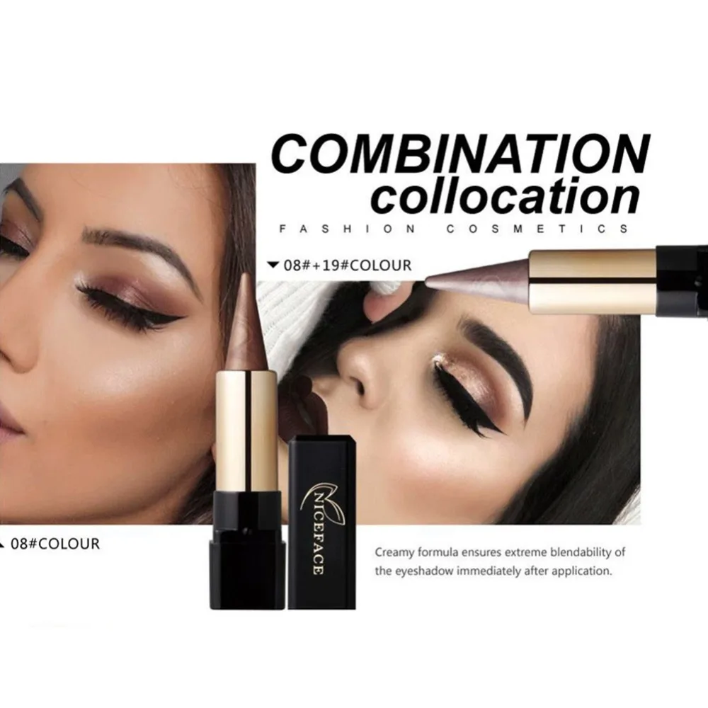 Макияж металлик тени для век Shimmer Eye Shadow блеск палки пигмент бренд косметики
