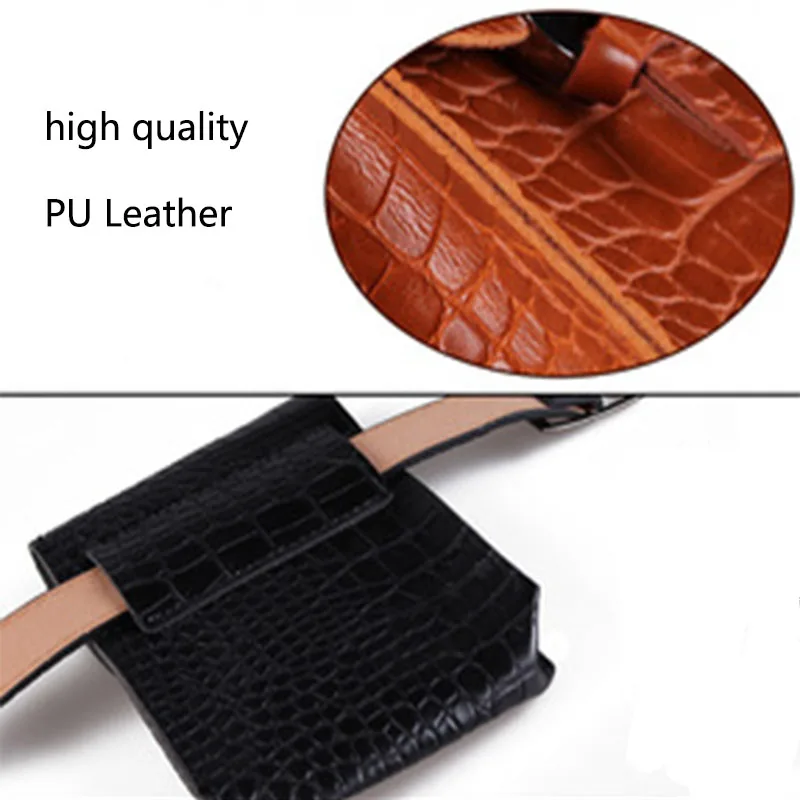 Поясная Сумка Anreisha Женская винтажная из искусственной кожи zm93|leather waist bag|waist bagbelt
