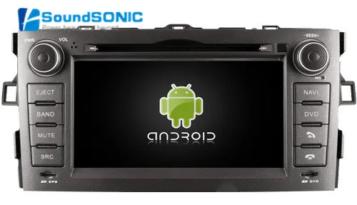 Android 4.4.4 для Toyota Auris Сенсорный экран стерео Радио DVD GPS навигации сидел Navi СМИ