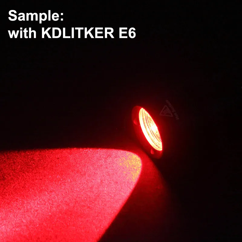 KDLITKER P6-COLOR Luminus SST-10-R Red 620nm 600 Lumens 3V - 9V 1-Mode OP P60 Drop-in | Лампы и освещение