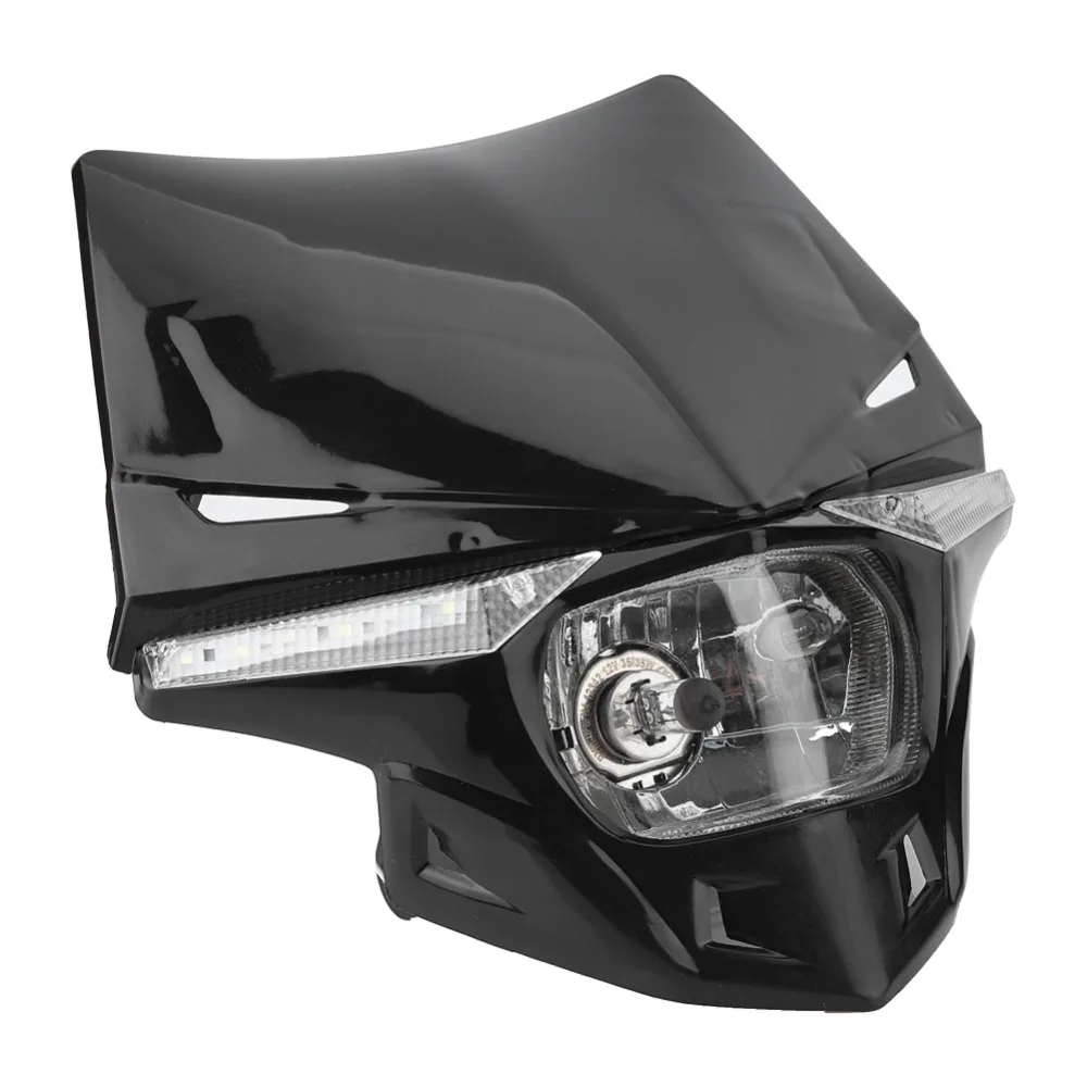 Универсальный светодиодный налобный фонарь для мотоцикла 12 В постоянного тока| |