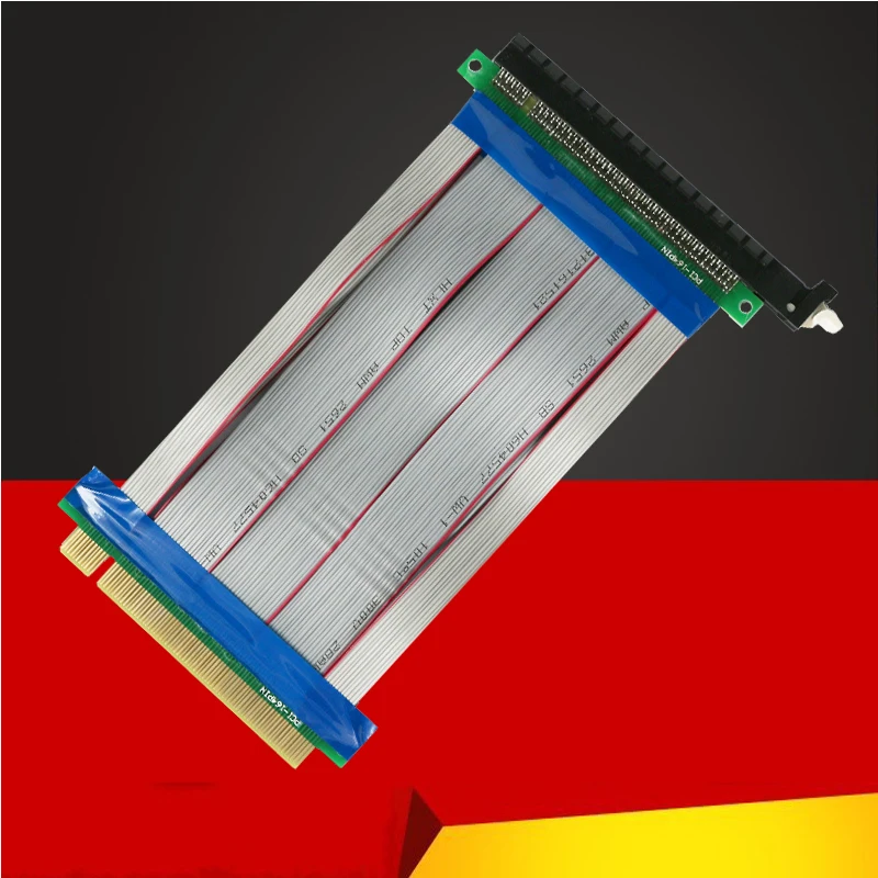 Новый адаптер PCI E 16X к Riser Card удлинитель кабеля 16 X Express Гибкий 1X 4X 8X для BTC Miner Mining|pci