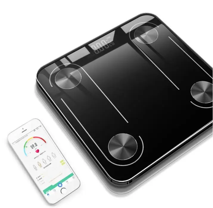 Новые Bluetooth интеллектуальные напольные весы электронные измерения жира здоровые