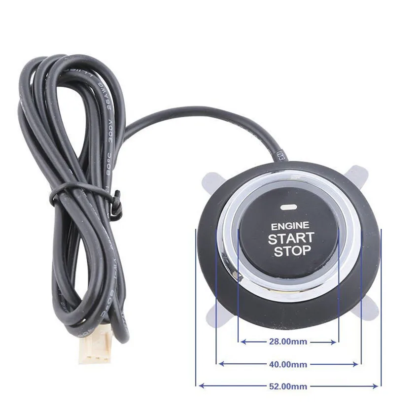 12 В в автомобиля двигатели для Push Start Stop кнопка Авто зажигания Дистанционное