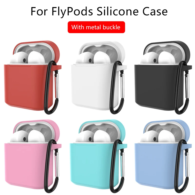 Чехол для наушников для huawei Honor FlyPods Fly Pods Pro защитный силиконовый чехол с металлический карабин с крюком противоскользящая оболочка для Honor
