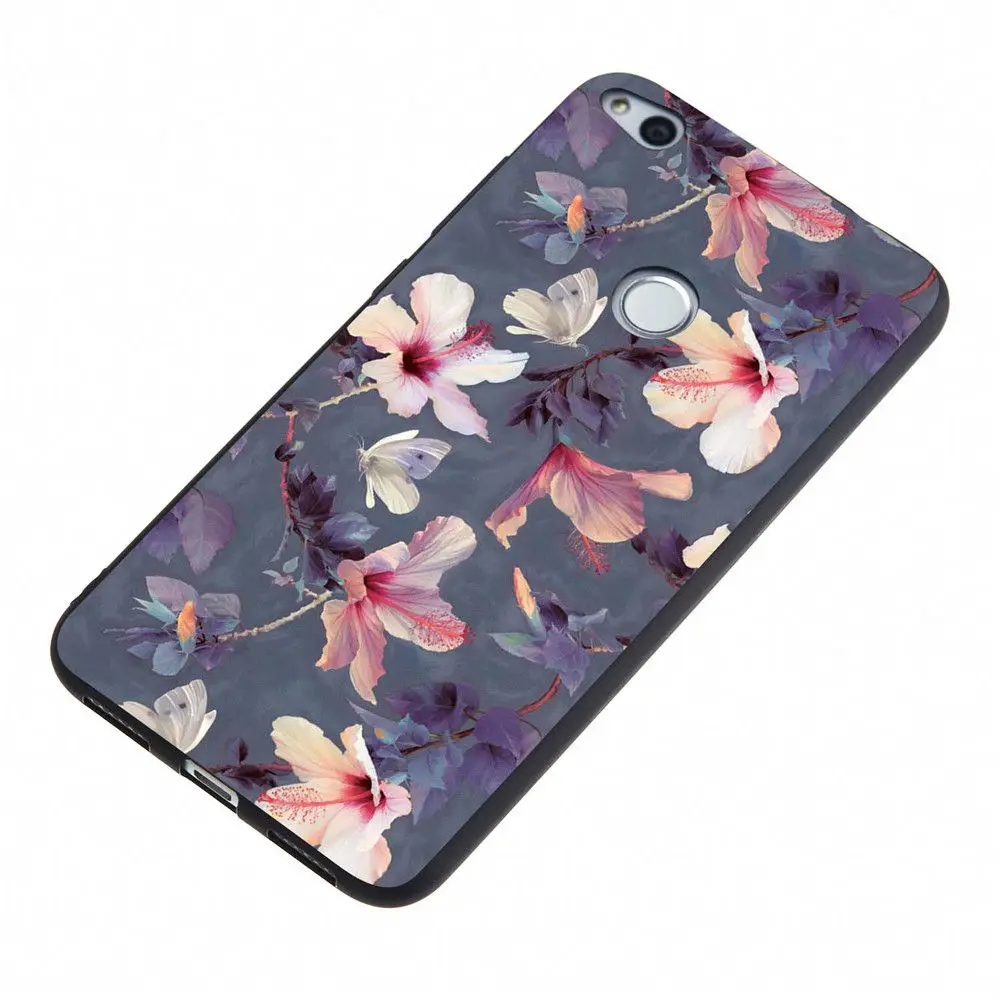 Shockproof Phone Bag Cases For Huawei G10 GR3 GR5 2017 Honor 9i 9 Lite 10 V10 V9 Play Flowers Marble Case Covers Funda |