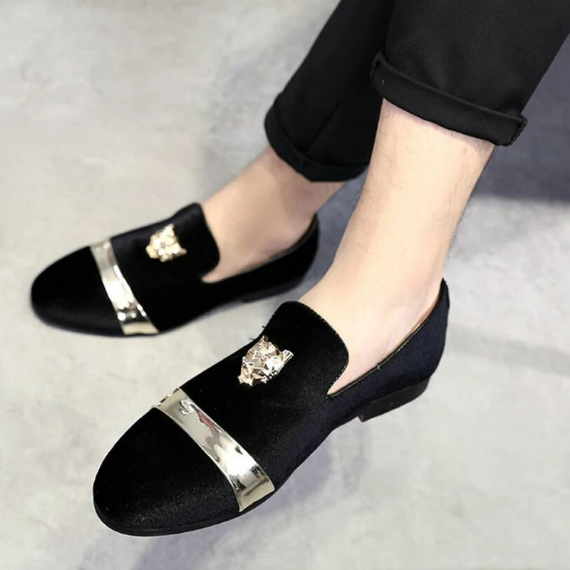 Men's Casual Shoes Moccasins Mens Casuals Slip On White Slip-On Men Loafers Velvet Big Size | Обувь