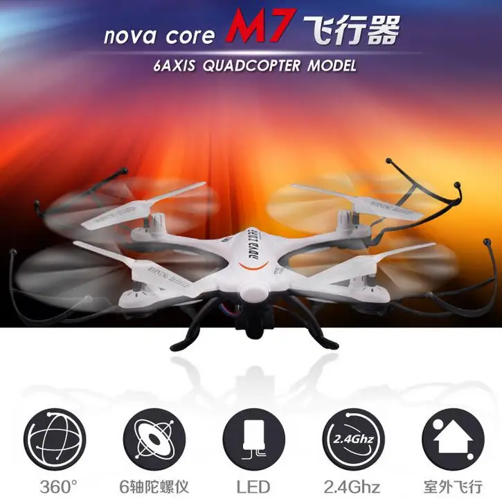 

Wifi fpv rc drone M7 2.4G 4CH 6-Axis with camera rc Quadcopter Headless Mode One Key Return remote control helicopter best gift