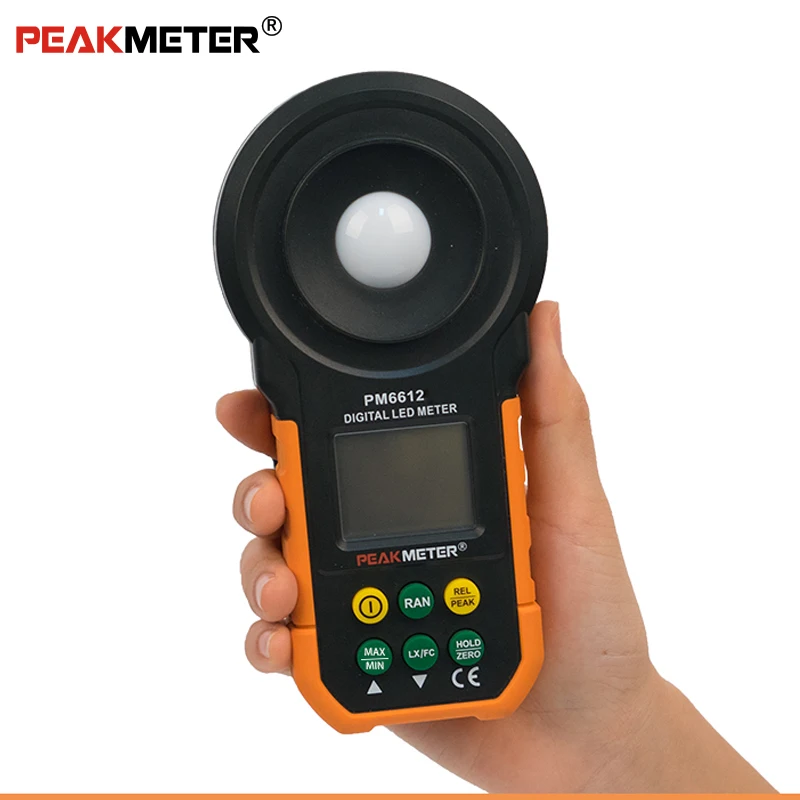 Peakmeter MS6612 (0. 01lux/0.01FC разрешение) цифровой Lux световой метр Lumenmeter Lux/FC Meters