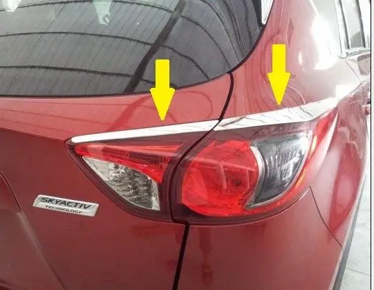 Хромированная задняя фара из нержавеющей стали для Mazda CX5 CX 5 2013 2014|trim chrome|eyebrow
