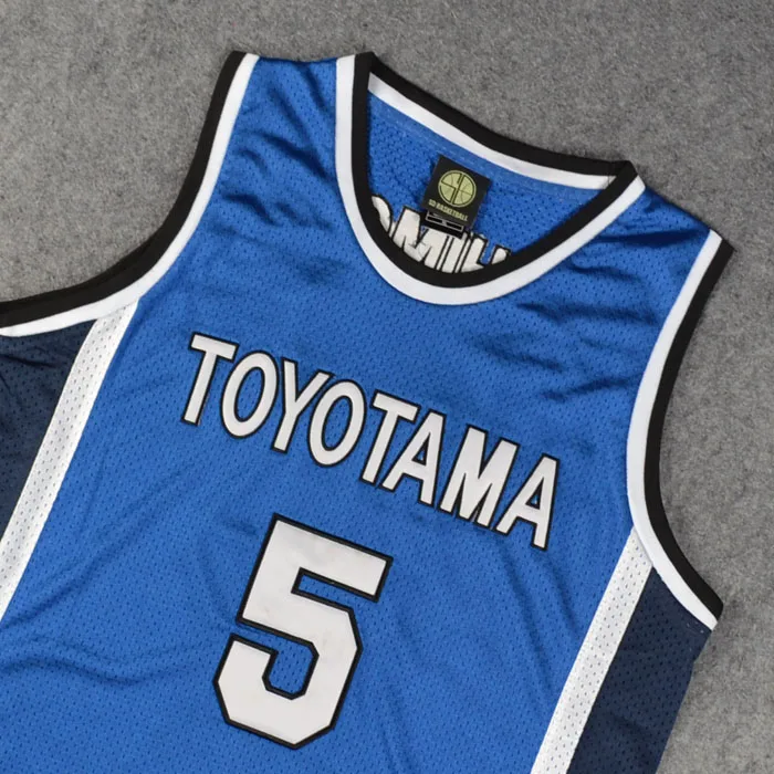 Костюм для косплея баскетбольный костюм TOYOTAMA No. 5 Kishimoto Джерси и шорты мужская