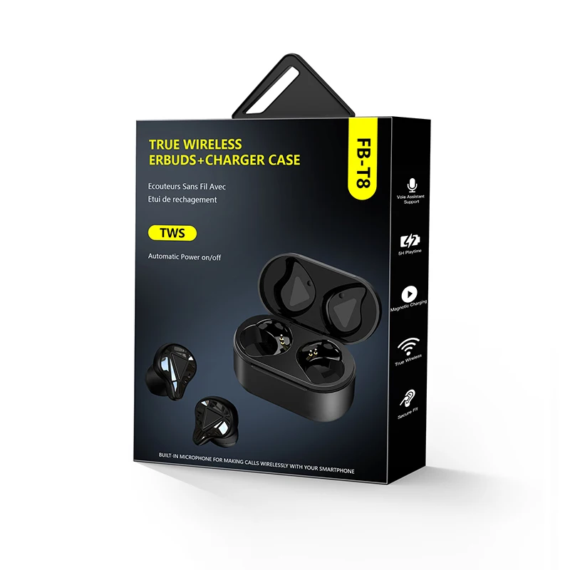 T9 TWS беспроводные наушники Bluetooth 5,0 TWS наушники беспроводные наушники стерео гарнитура наушники с зарядной коробкой