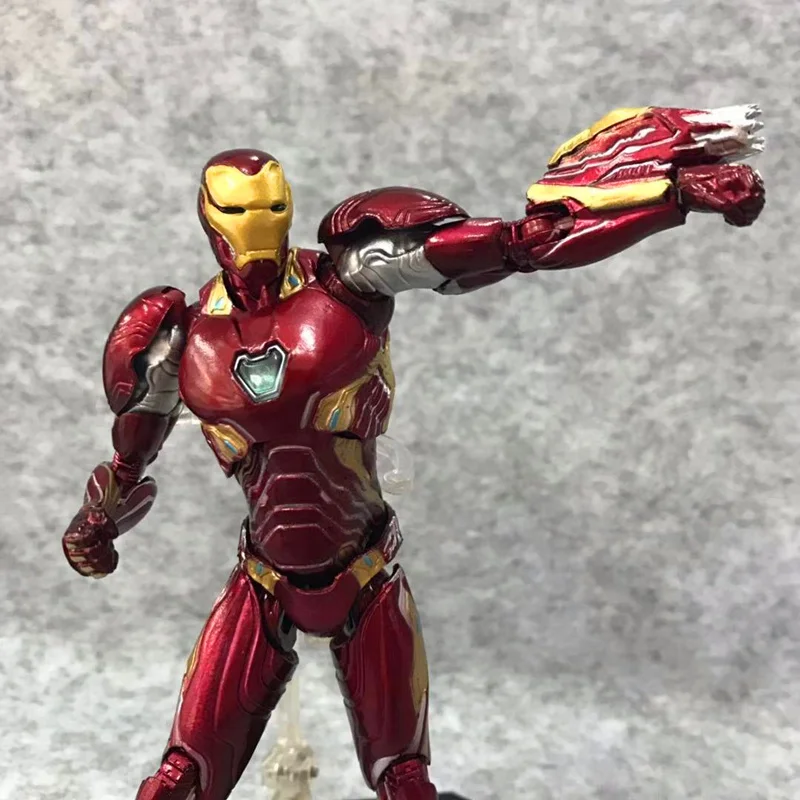 Фигурка Marvel MK50 Deluxe Edition Железный человек передвижная шарнирная фигурка игрушки