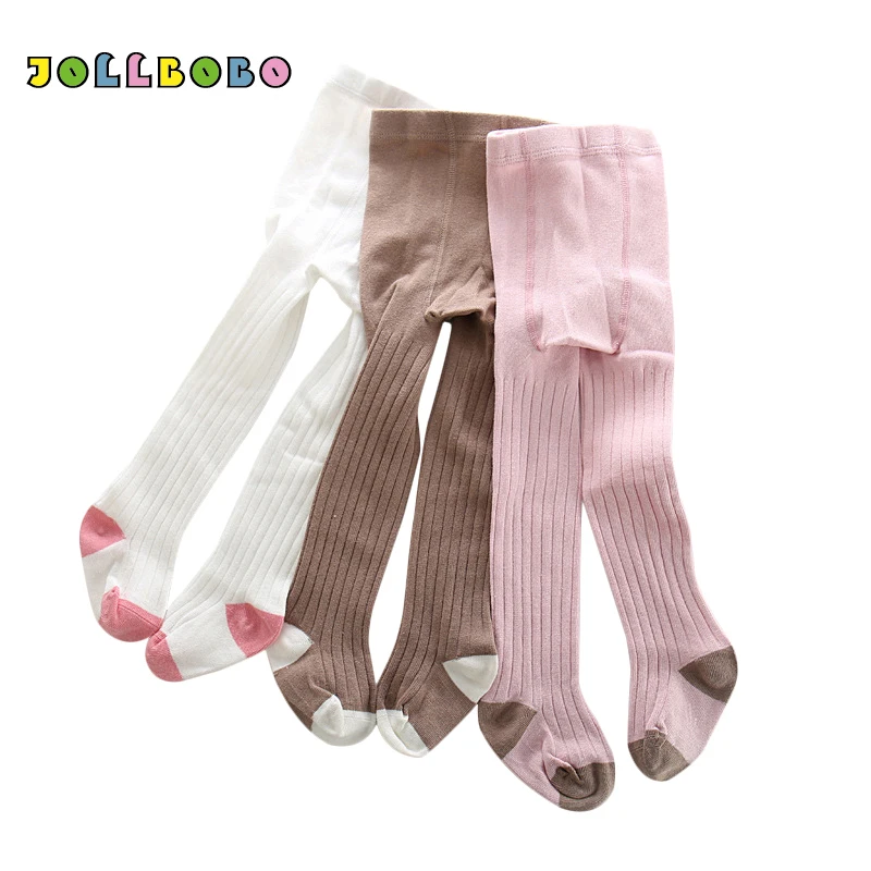 

Autumn Winter Cotton Baby Girls Tights Footed Kawaii Solid Infant Toddler 0-2T Pantyhose Warm Kids Tights Pants for Baby Newborn