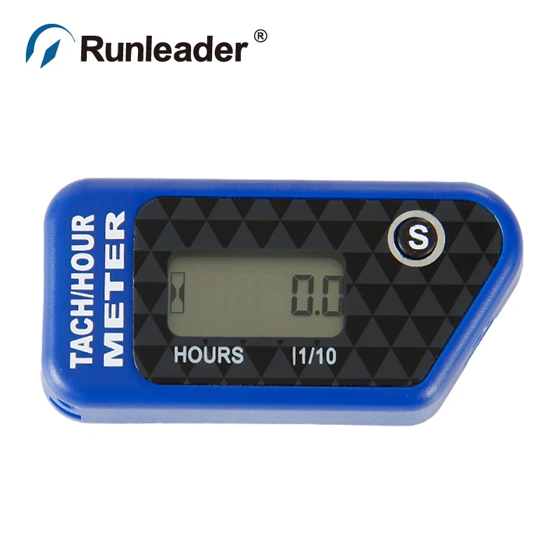 Водонепроницаемый цифровой индукционный счетчика Тахометр для подвесных