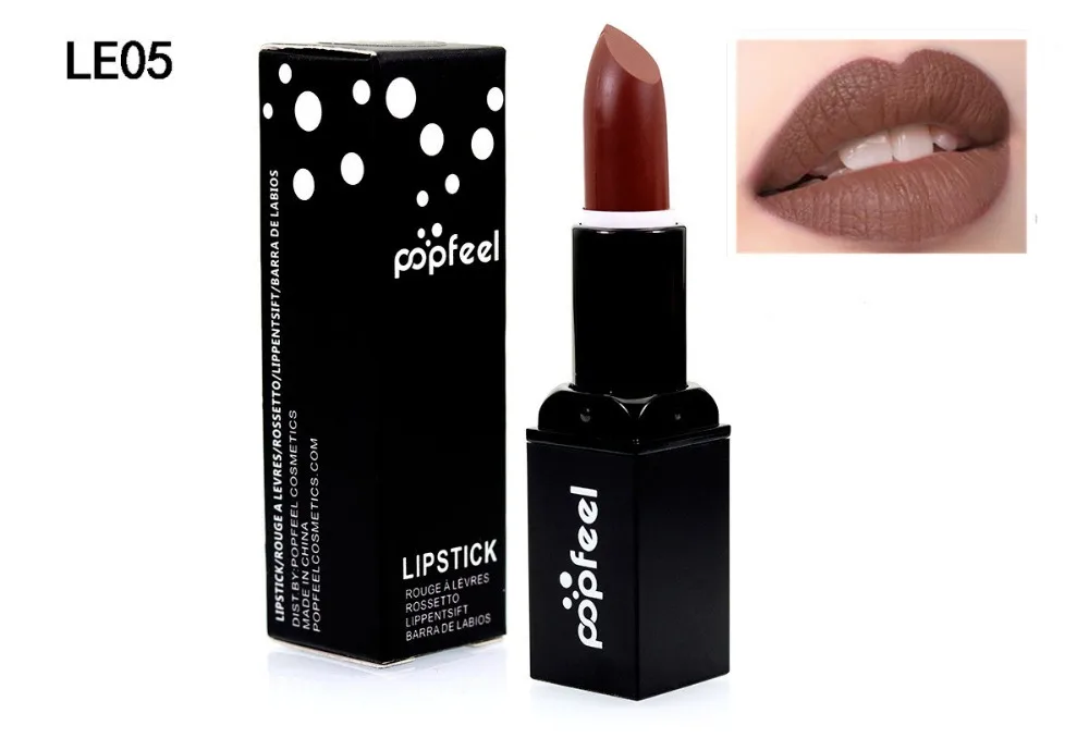 POPFEEL брендовая матовая помада ручка для губ косметика красоты Матовый тинт