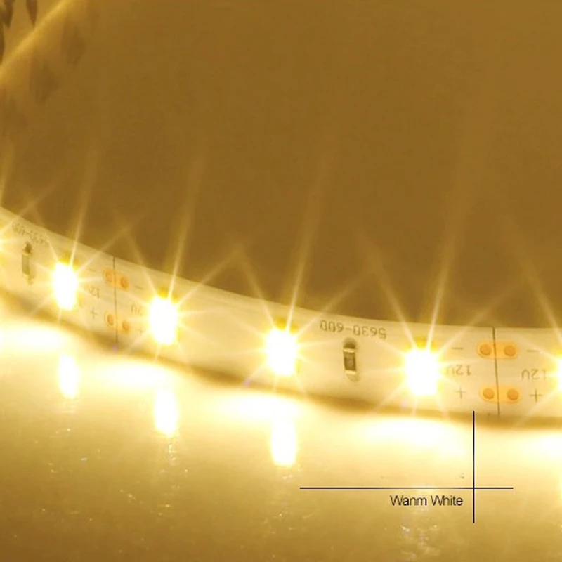 Водонепроницаемая светодиодная лента 65 DC12 в Диодная SMD5630 60 чипов/м 5 м/лот