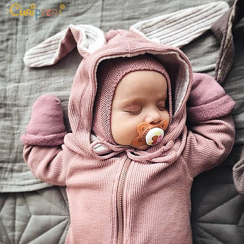 2019 Одежда для новорожденных девочек и мальчиков кигуруми милый Пасхальный