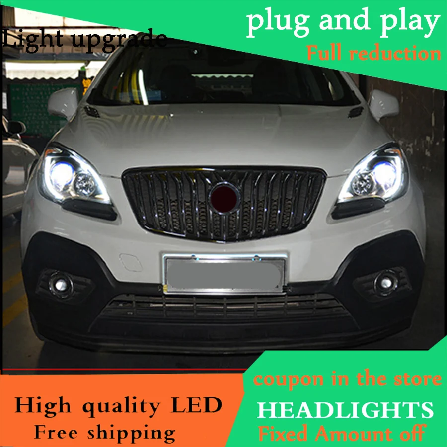 Автомобильный Стайлинг Головной фонарь для Opel MOKKA фары 2013 2015 Buick Encore светодиодный
