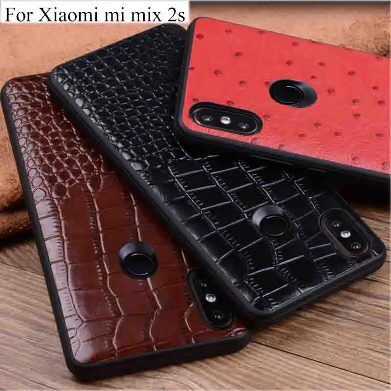 Чехол для Xiaomi Mi Mix 2 S роскошный чехол книжка из натуральной кожи s Mix2s mix