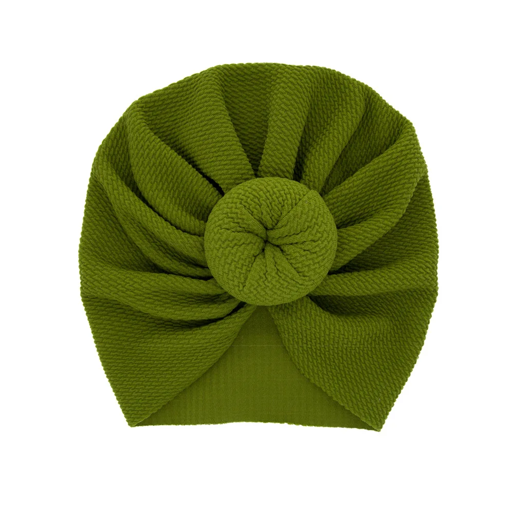 green Nishine 10 шт./лот круглый шар Дети тюрбан шапка для новорожденного шапки головные уборы аксессуары для волос подарок на день рождения реквизит для фотосессии - Цвет: green