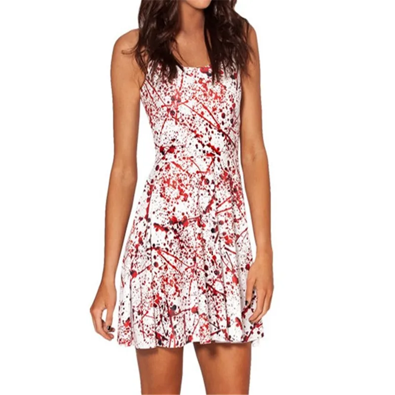 Женское платье с принтом повседневное облегающее большого размера плиссировкой