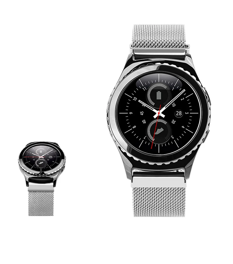 URVOI band для Samsung Galaxy Gear Sport S2 классический ремешок из нержавеющей стали с магнитной