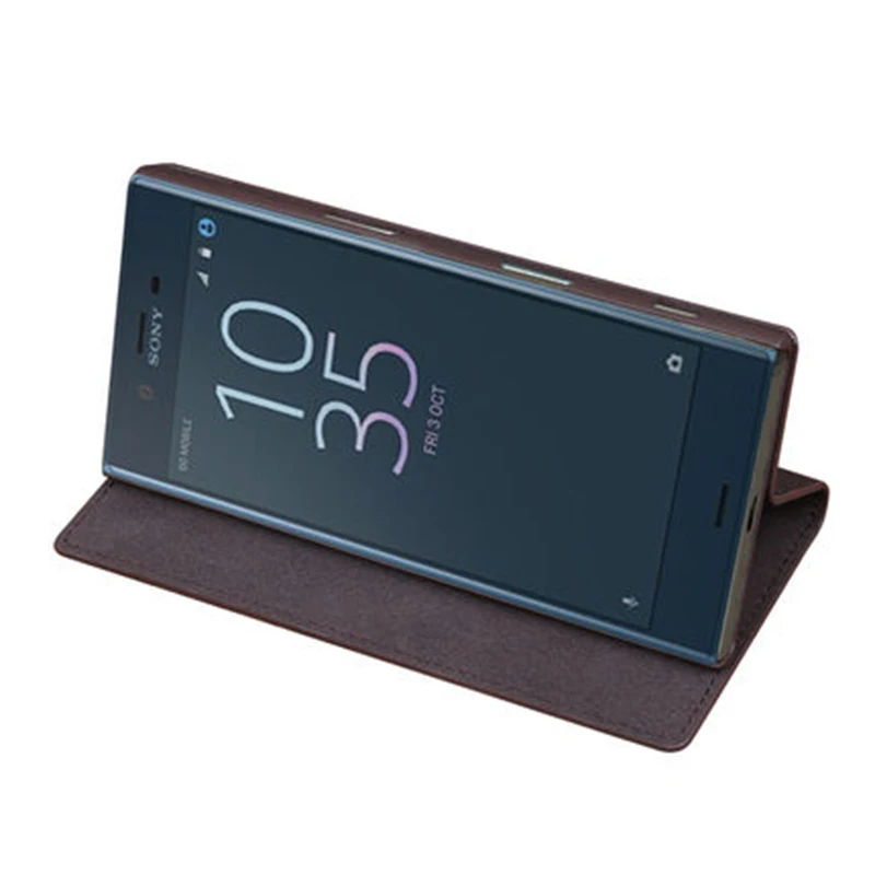 Чехол из натуральной воловьей кожи для sony Xperia XZ Premium, бизнес-чехол для телефона, флип-сумка, тонкая кожа для sony E5563 XZP G8142