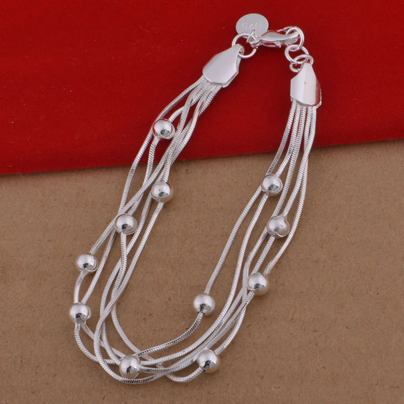European and American fashion elegant female silver plated bracelet style 3-3 # 2118624 | Украшения и аксессуары
