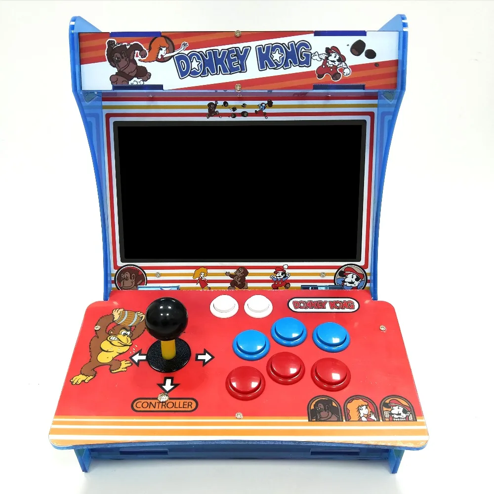 Ретро мини аркадная машина с 4000 классическими видеоиграми 1 плеер Raspberry Pi Plug and Play