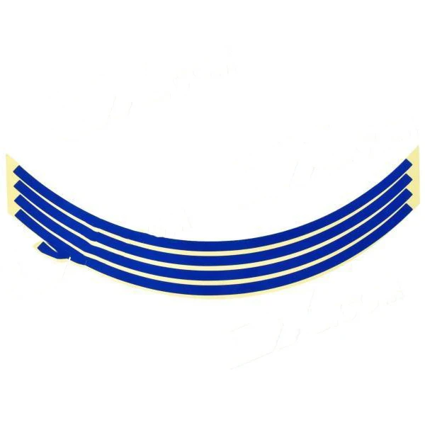 Cuddle Motorcycle Wheel 18&ampquot Reflective Sticker - Silver + Yellow Blue Red (16 PCS) | Лампы и освещение