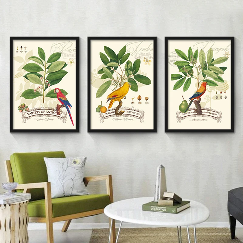 HAOCHU декоративные парусиновые картины для гостиной в американском стиле