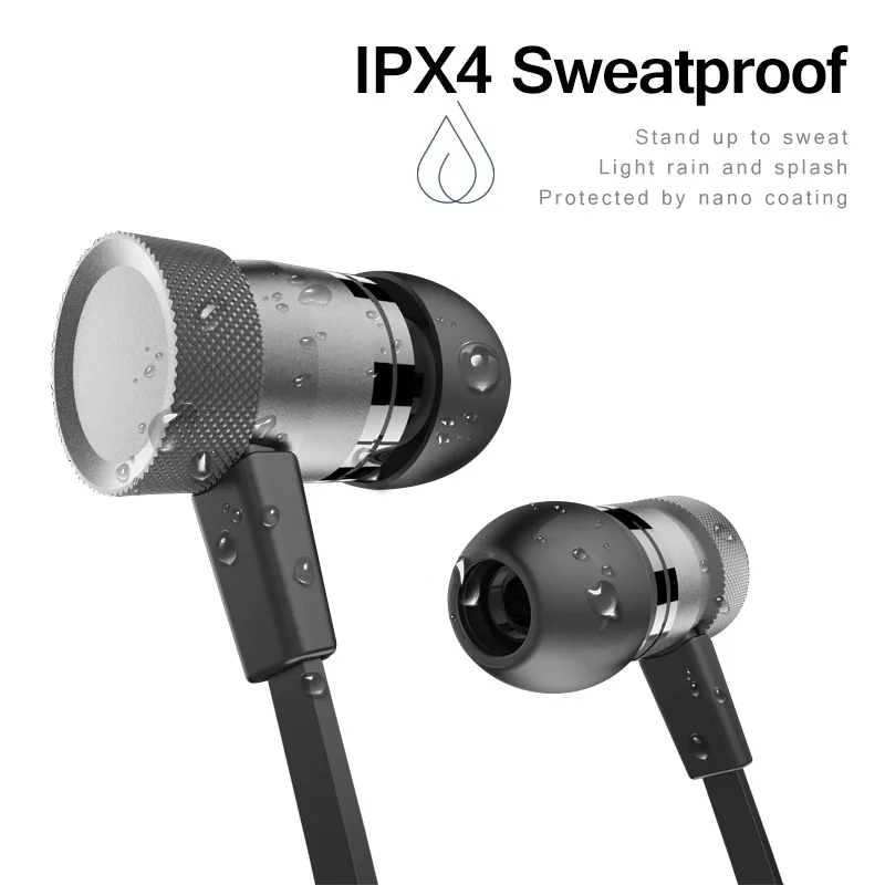 Беспроводные наушники Picun H6s Bluetooth спортивные с защитой от пота микрофоном бас