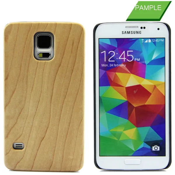 Fashionable Bamboo Wood Shell With Amorous Feelings Restoring Ancient Ways For Samsung Galaxy S5 Case |