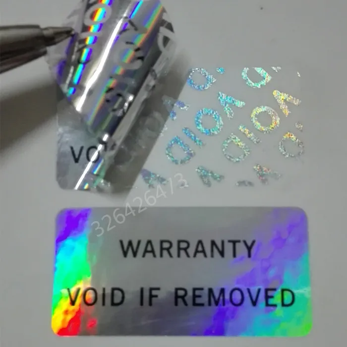Package Anti-Counterfeit Stickers Warranty is Invalid The Sealing Laser VOID Labels 10000 PCS 3*1.5cm
