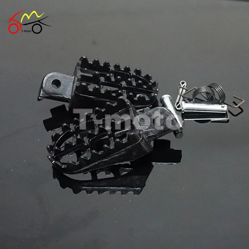 Мотоцикл Мотокросс Алюминиевые Подножки для ног подножки для XR50R CRF50 CRF70 CRF80 CRF100F Грязь велосипед ямы