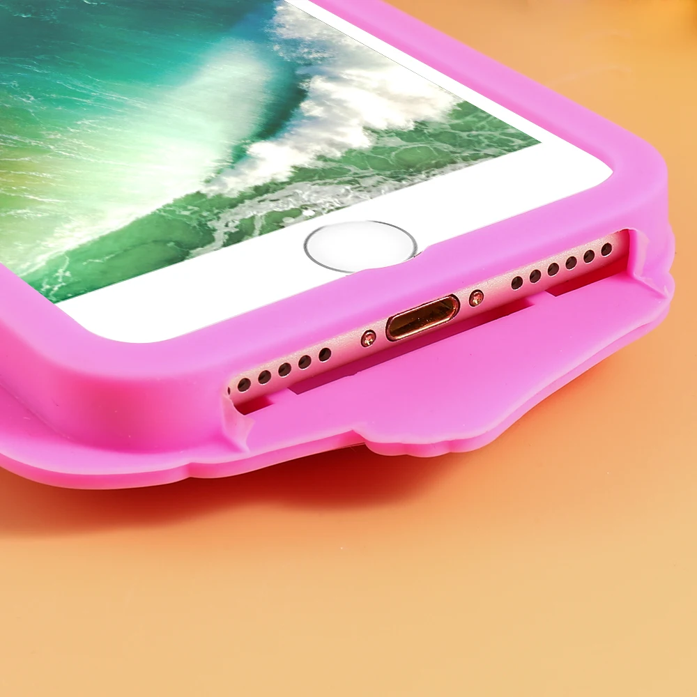 KISSCASE 3D Cute Cartoon Pocket Cat Silicone Case For iPhone 7 7Plus 6 6s Plus Luxury Soft Silicon Rubber Cover 5S 8 |