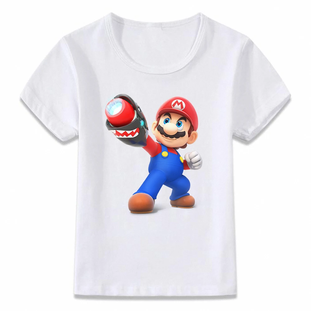 Детская одежда футболка с надписью dabing Mario Odyssey Dab забавная игровая геймерская