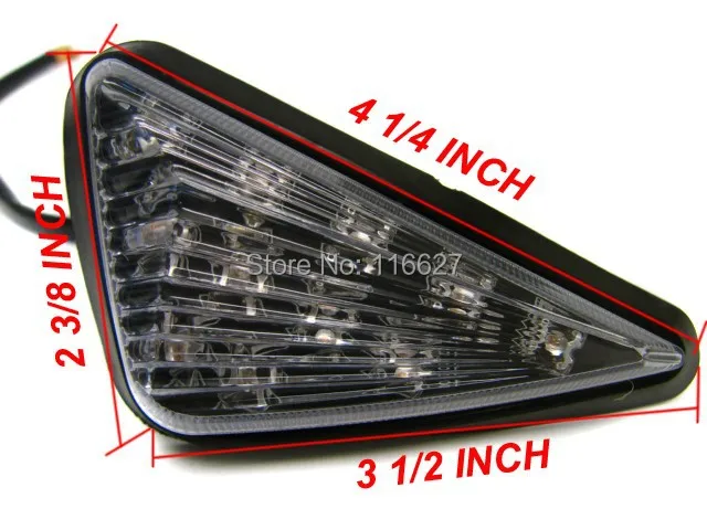 Оптовая Продажа Лот из 5 Бесплатная доставка 10 мм Чистый Евро LED заподлицо сигнала